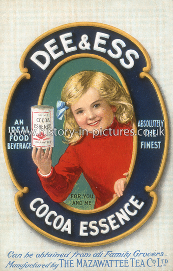 Dee & Ess Cocoa Essence. c.1910.
